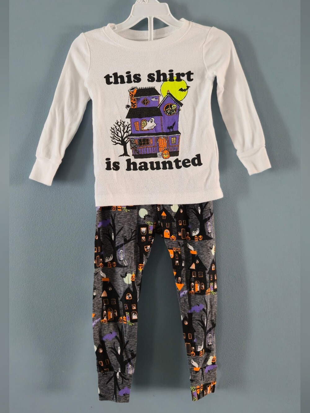 Old Navy Halloween Pajamas Haunted House Theme 2T